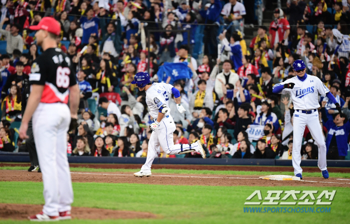 I caught 8K, but KIA Lauer cried again 'Home Run Team' at Samsung's two shots 