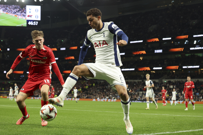 'Injury' Son Heung-min needs to come back quickly, seriously...'Hishalisson PK Goal' Tottenham win 1-0 over Alkmaar → 3 consecutive wins '2nd place'