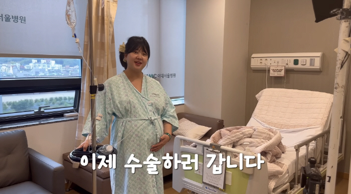 ''I'm scared of the cesarean section'' Park Soo-hong, before giving birth 'I'm scared' Kim Daye ♥ and weep ('Happy'Hong')