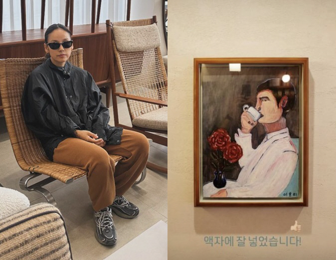 Lee Hyo-ri's drawing skills were as good as 6 billion Pyeongchang's house..a full-fledged career as a painter