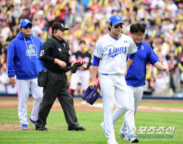 'Samsung, National Team Emergency'Won Tae-in diagnosed with shoulder joint and spondyl injury...Rehabilitation alone for 4-6 weeks. 