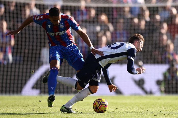 'Excluding Son Heung-min's list' Tottenham 0-1 Crystal Palace ends in the first half