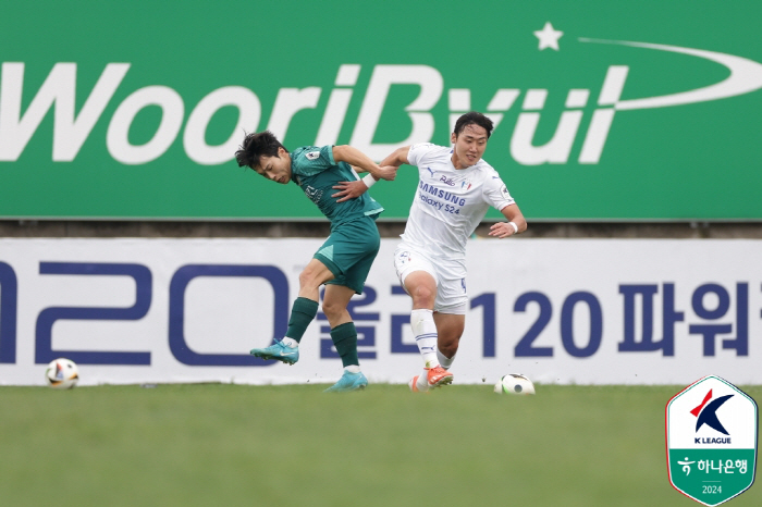 'Ground argument → 90 minutes where no one laughed'Kimpo vs Suwon Samsung 0-0 draw'Seungwon PO still question mark'