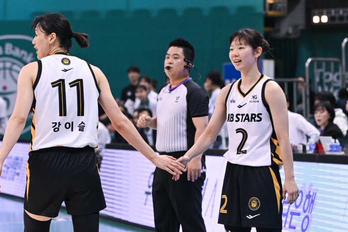  Rebellion of KB, the opening game! Hana Bank 64-56 rout. Heo Ye-eun  Kang Yi-seul, KB's Core, Hana Bank's powerful double post was crushed