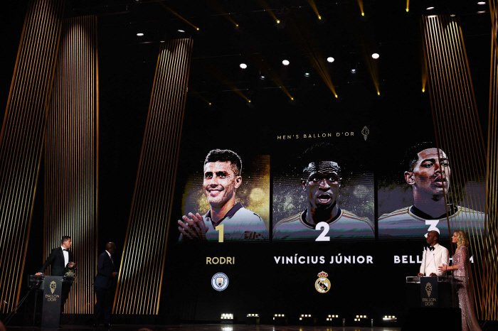 Club of the year R Madrid. Missing Ballon d'Or Awards 'Vincius, eliminated Ballon d'Or. I don't go to places that are not respected'