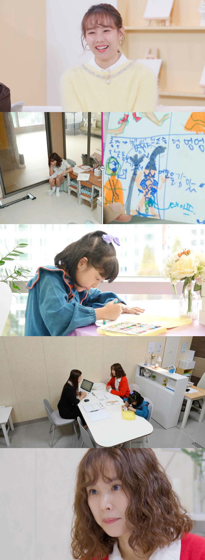 Have you already opened your eyes to the castle' Cho Yoon-hee gets a shock psychological test on her 8-year-old daughter's drawing ('Now I'm Alone')