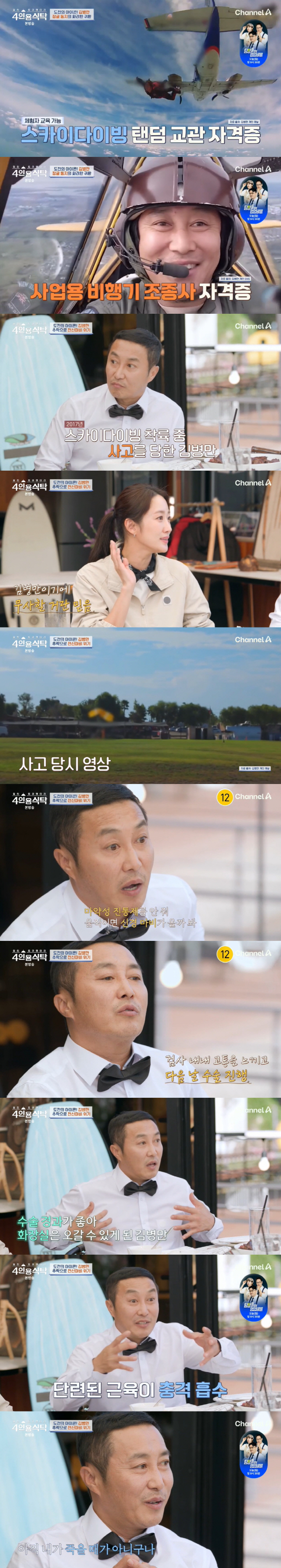 Kim Byung-man reveals moment of general paralysis crisis crash 'Spine surgery saved muscles.' ('Table for 4')