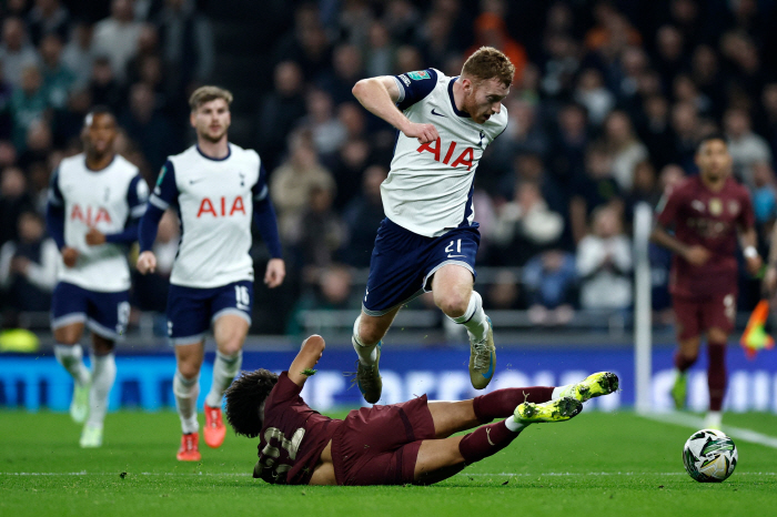 'Werner-Sar consecutive goals' Tottenham beat Manchester City 2-1 to advance to the quarterfinals! Son Heung-min is absent