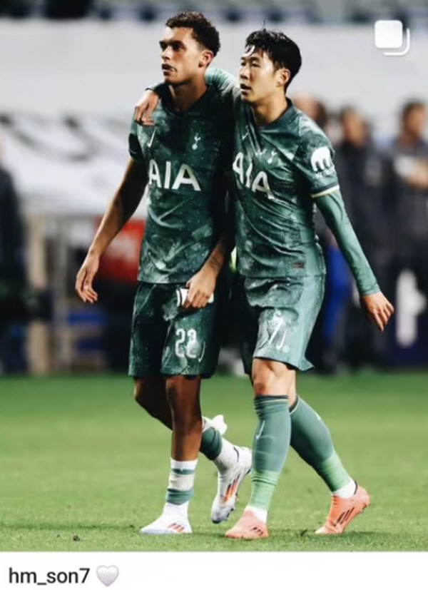 'Heung-min, you know I respect him, right?' Even before joining Tottenham, he was a big fan of SON. Confession''Both feet are amazing'