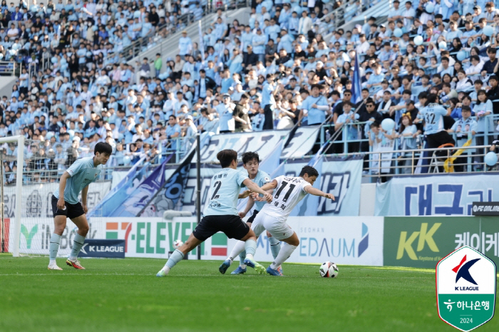 '19.4 million won spectators' Daegu FC's future uncertain, 2-2 draw with Jeju United confirmed to remain in Jeju K League 1