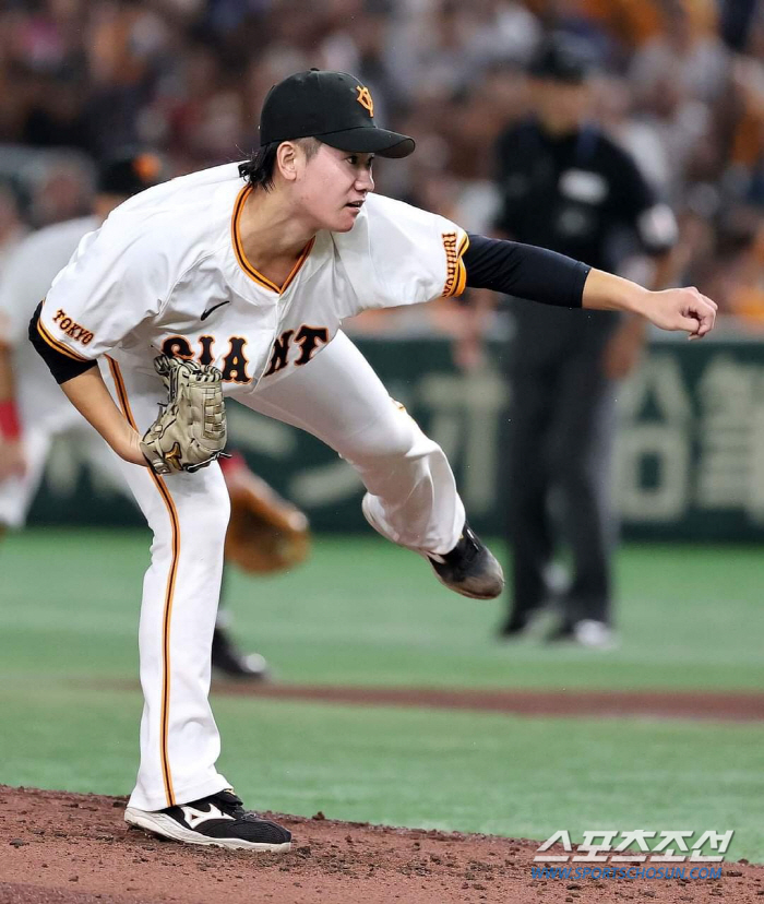 123456789 3 consecutive all-hitting innings, 37 pitches and 5K perfect, Premier 12 opening game selection, perfect debut of Yomiuri's 5th starting pitcher 