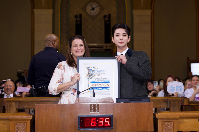 Seventeen Honored with Plaque of Appreciation by LA City Council 