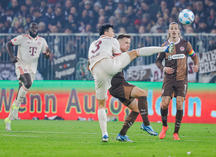 'Bayern's scoreless insurance!' 'Monster Even If You're Tired' Kim Min-jae, who led 5G without losing a point in a row...Bayern to win 1-0 over Jeankt Paulier 'Leading Runs'