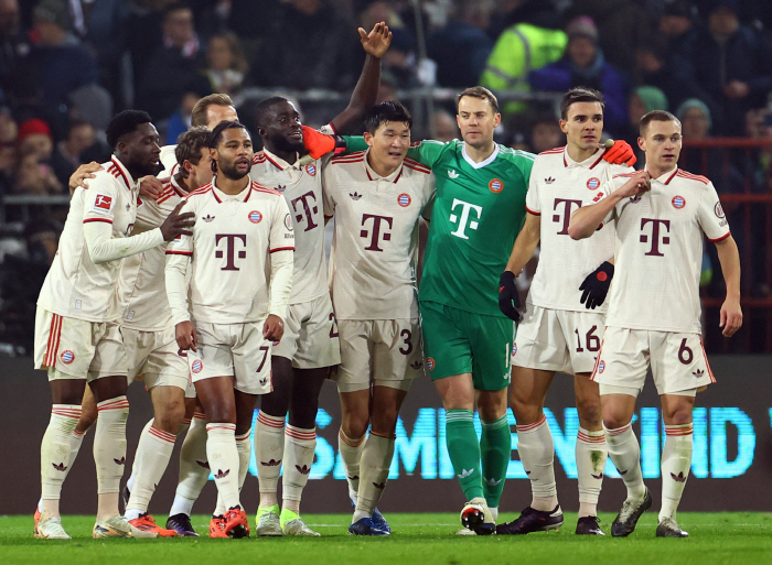 'Bayern's scoreless insurance!' 'Monster Even If You're Tired' Kim Min-jae, who led 5G without losing a point in a row...Bayern to win 1-0 over Jeankt Paulier 'Leading Runs'