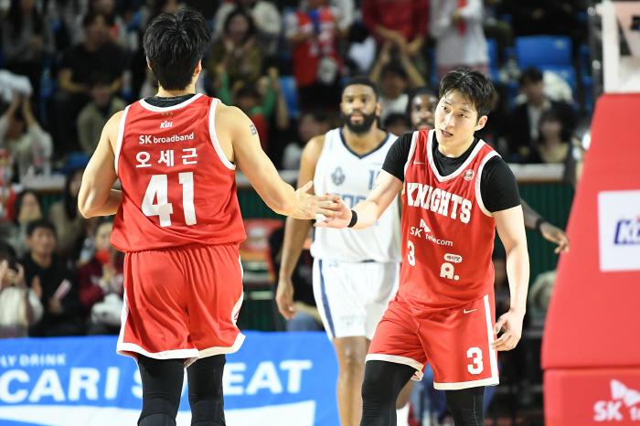 'Oh Se-geun also accelerated  Wony also made a big hit with triple-double  3-point success rate'SK's perfect joint lead leap