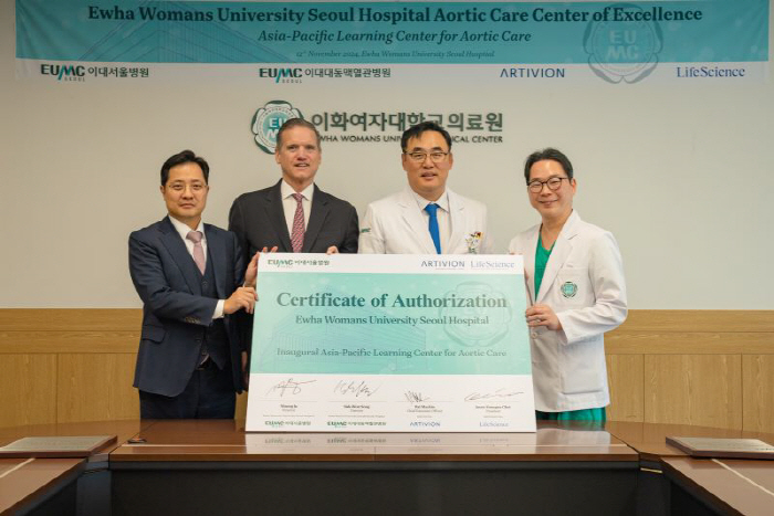 Ewha University Aortic Vascular Hospital, Aortic International Education and Training Center Opportunity to Jump to a World-class Hospital