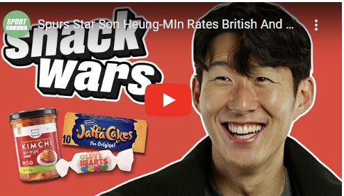 'Korea-English Snack War' recalled by SON'Park Ji-sung X Man U Choco Piesal'