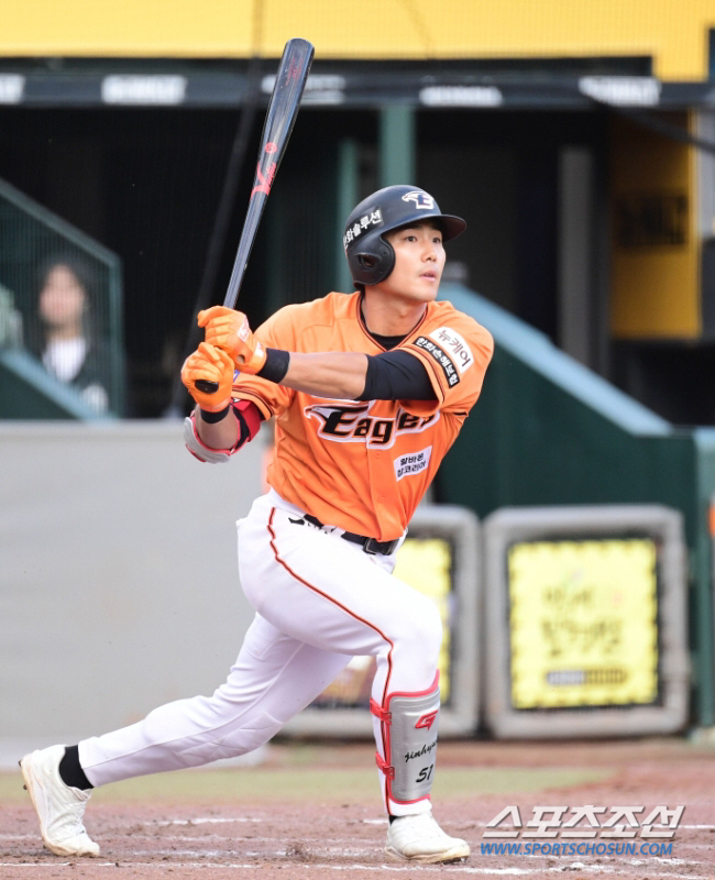 KT's second choice...7.8 Billion FA Eom Sang-baek Compensation Player, Hanwha 'Handsome Outfielder' Jang Jin-hyuk 