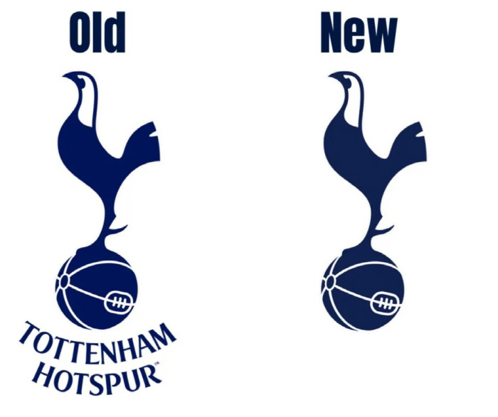 What the hell did he change?' Tottenham deleted the rooster  soccer ball 'name' in ambitious new logo 'Uselessness'