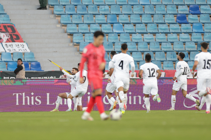 Kim Minjae's fatal back pass. South Korea to draw with Palestinians again.. Unnerving No. 1 → SON's faded 51st goal