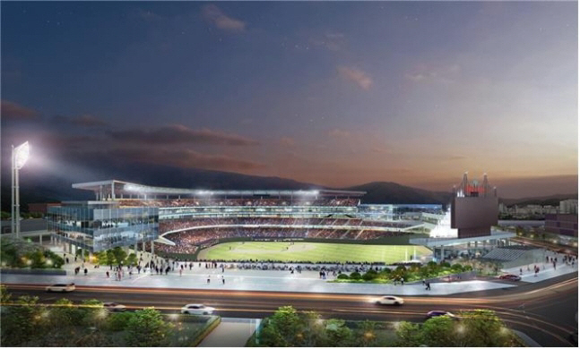 'Not a Dome Stadium' Busan Mayor Park Hyung-joon reaffirmed three Lotte new stadiums 