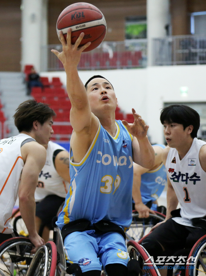 'Wheel Nongmyeongga, Power of One Team' Coway Blue Wheels defeated Jeju Samdasoo to regain the champion in two years