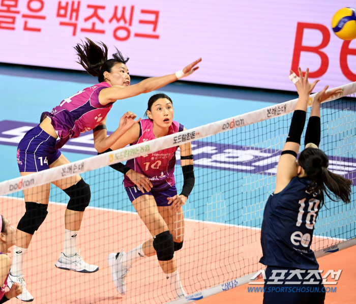 Heungkuk Life Insurance, which only went to the championship. Will she be less dependent on Kim Yeon-koung. A prospect with 21 points, more than a foreigner 'There is a lot to grow in the future' 