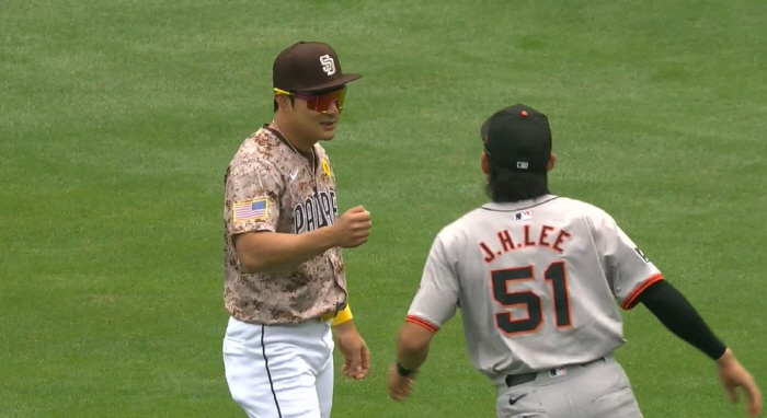 Lean to SF, 'Kim Ha-sung-Imagination of being caught at the same angle in the dugout after Lee Jung-hoo' U.S. reporter's conviction