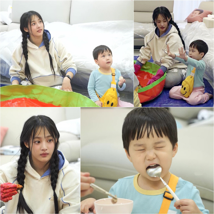 The combination of New Jin's Minji and Eunwoo...The cutest brother and sister in the world 'First Kimjang'('Shudol')