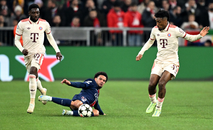 'Iron wall' Kim Minjae is really crazy! Perfect defense  UCL debut goal to lead victory → Lee Kang-in replaced for 25 minutes...Munich wins 1-0 over PSG