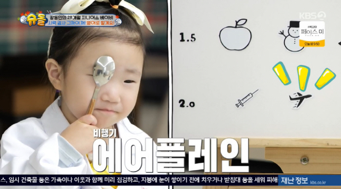 Jang Dong-min's 28-month-old daughter takes an eye exam in English 'Amazing Vocabulary'...'Dream Doctor' ('Shudol')