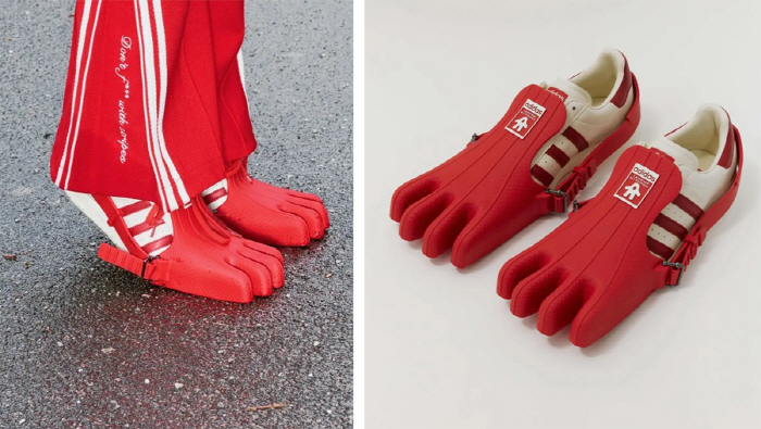 Adidas 'Toe Shoes'Criticized Superfinger'Who Lives?It's sold out even in '