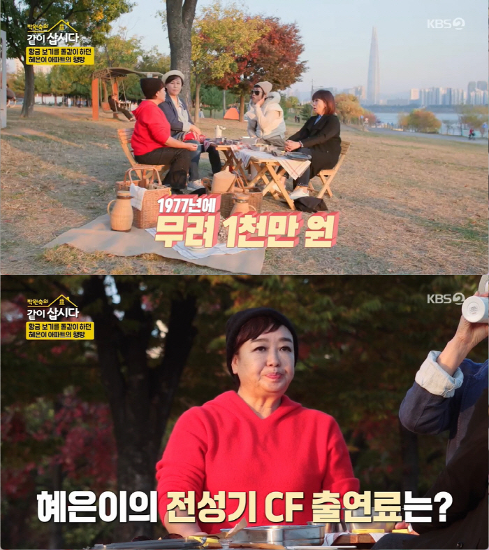 Hye-eun '5 billion apartments were taken away by 100 million.' Disappointed smile ('Let's live together') 