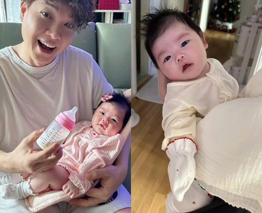 'Stop sleeping and look at him'...''Kim Daye ♥' Park Soo-hong reveals Da-hong sleeping as if he fainted 'Turns away from childcare'