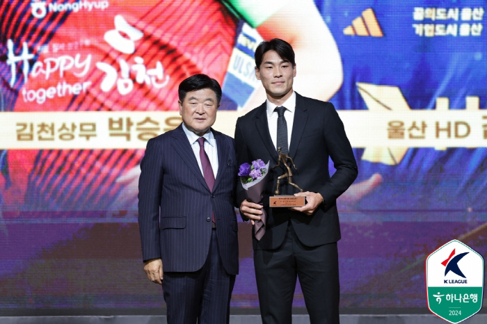  The best DF in K League 1 is Lee Myung-jae, Park Seung-wook, Kim Ki-hee, and Hwang Moon-ki