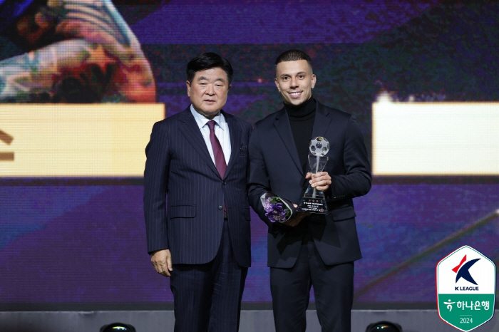  K League 2 MVP will be Anyang's Matheus 'He will also make history in the first division.'