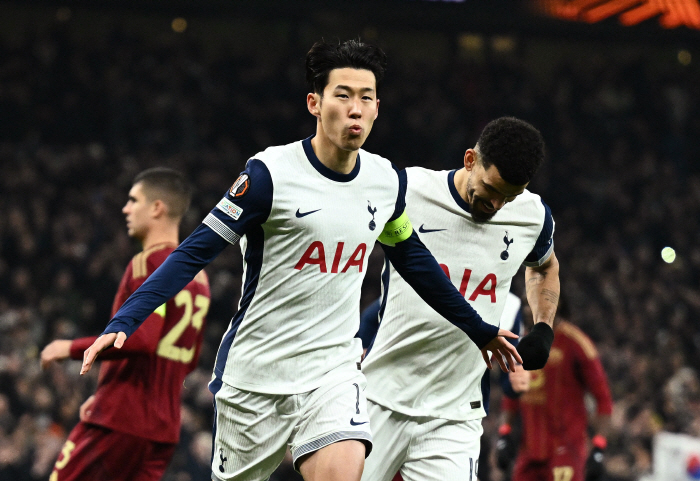 'Son Heung-min's 4th goal' Tottenham 2-1 AS Roma ends in the first half