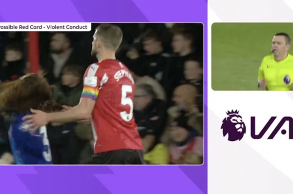 'Referee Taylor, are you watching?' Southampton Captain Cucurella's hair caught in the end of the 'shock  absurd exit'1-5 defeat