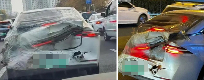 Calling vehicle wrapped in transparent tape 'Ching Ching' How?