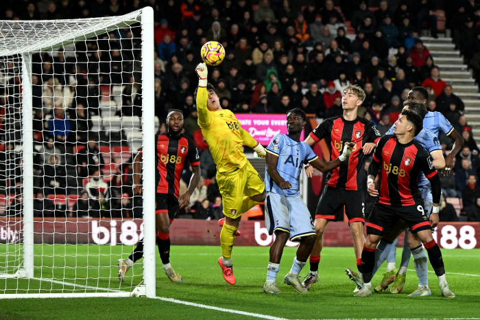  Talented Tottenham lost 0-1 away to Bournemouth. Son Heung-min cancels the goal offside after playing as a substitute! Fall to 10th place