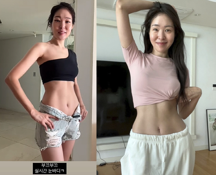 '♥Kim Tae-hyun'Mija Showing off her waist after losing 4kg'48kg'Clothes fit differently'