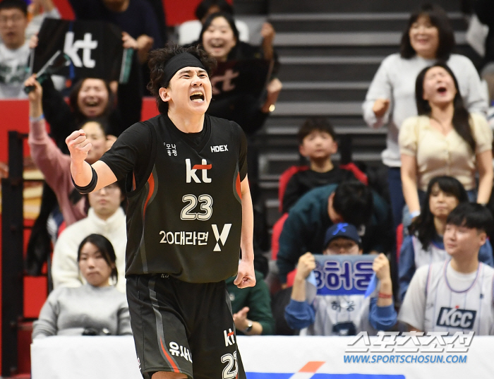 'Park Joon-young's dramatic buzzer beater' Suwon KT, which was 12 points behind, caught Busan KCC 60-58'Jump for 3rd place alone'