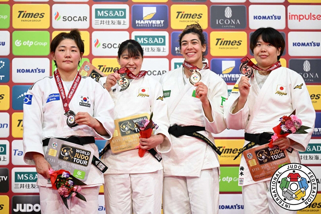 Japan Judo sweeps 13 Tokyo Grand Slam gold medals South Korea's Kim Min-ju silver medal