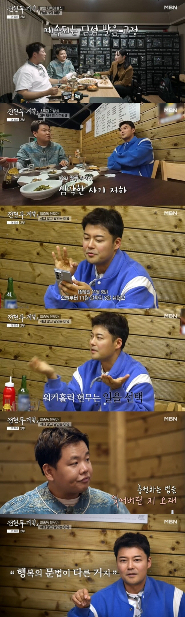 'Fixed 21' Jeon Hyun-moo, Serious Workaholic' (3 days off a month, I don't know how to take a break' ('Prefectural Plan') 