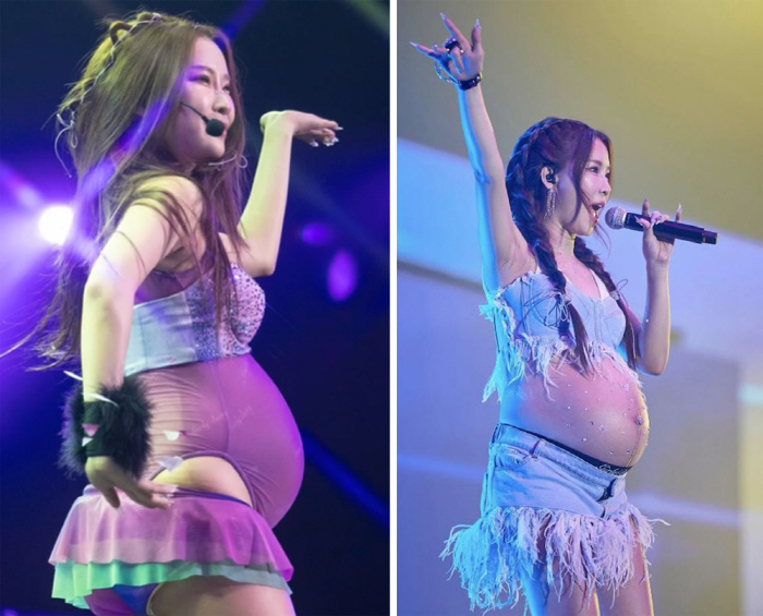 Controversy over the dance girl group members who performed even at 36 weeks of pregnancy, eventually...