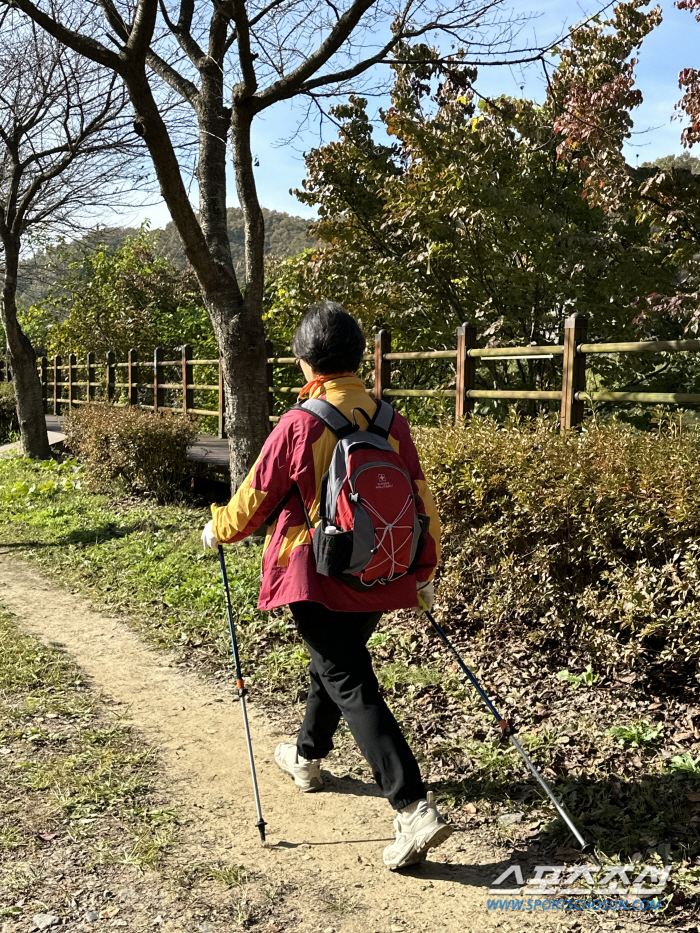 Is it hard to work out?You gain energy when you work out, right? Nordic Working Happy Road Accompanied by Daejeon Active Seniors 