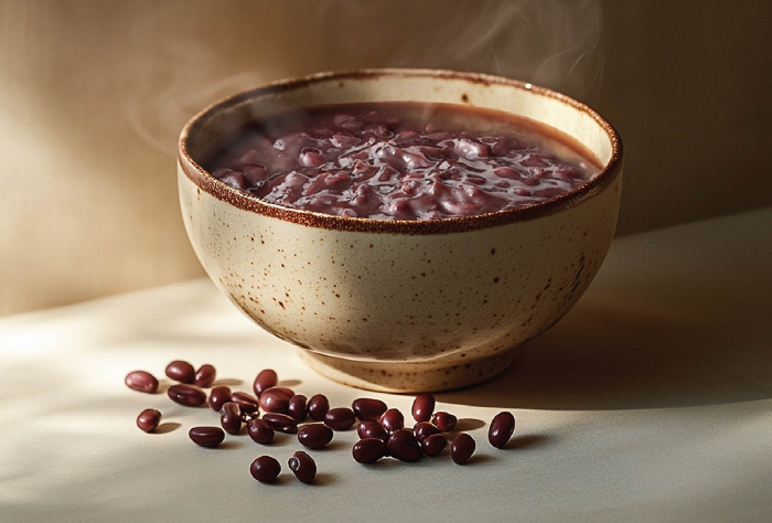 I'm not bloating, I'm controlling my blood sugar...Should I try a bowl of red bean porridge