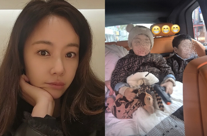 There was a reason why Hwang Jung-eum bragged about her ex-husband's wealth. Two sons who bought 600 million won supercar and luxury children's clothes