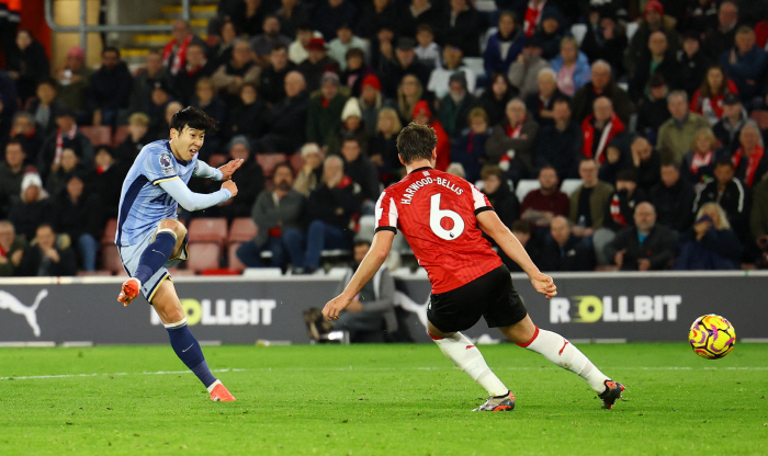 45 minutes, one goal, two assists, Son Heung-min, you did a great job!EPL Lee Ju's second team selection season