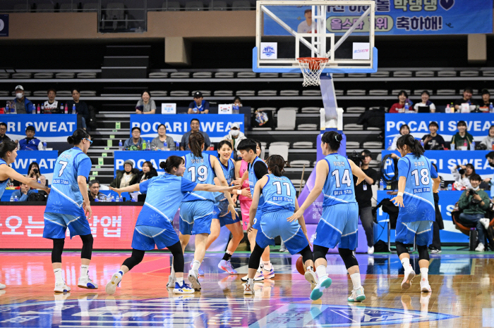 Korean vs Japanese Women's Basketball Star Crash, All-Star Festival Fanfare on the 22nd